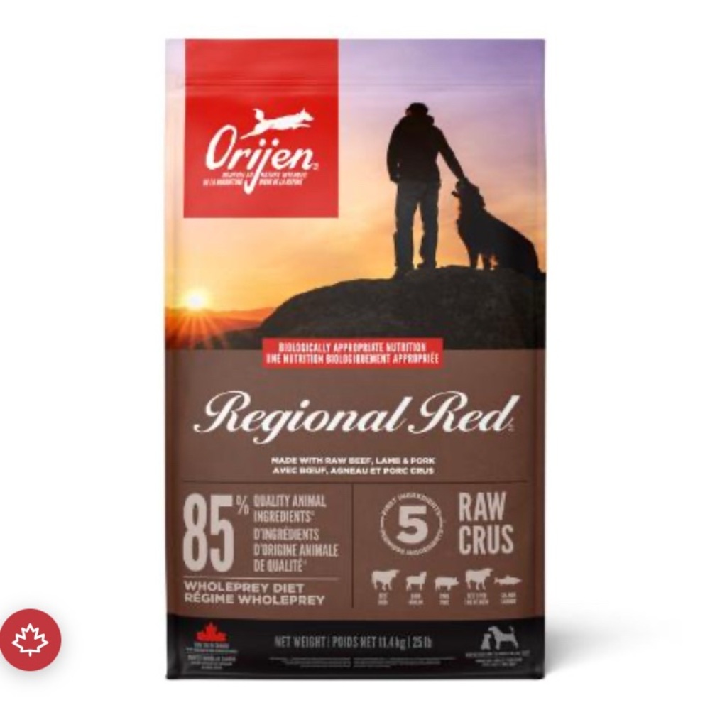 Brand New Orijen Regional Red Dog Food 25lb
